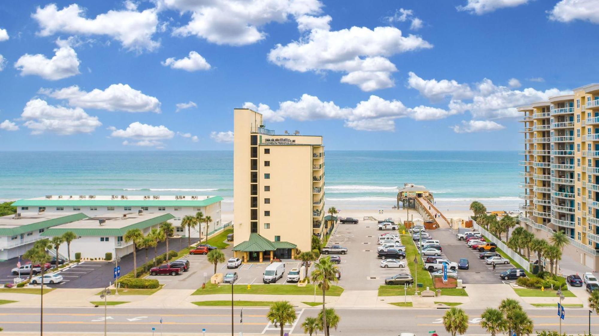 Ocean Views From Your Private Balcony! Sunglow Resort 606 By Brightwild Daytona Beach Shores Luaran gambar