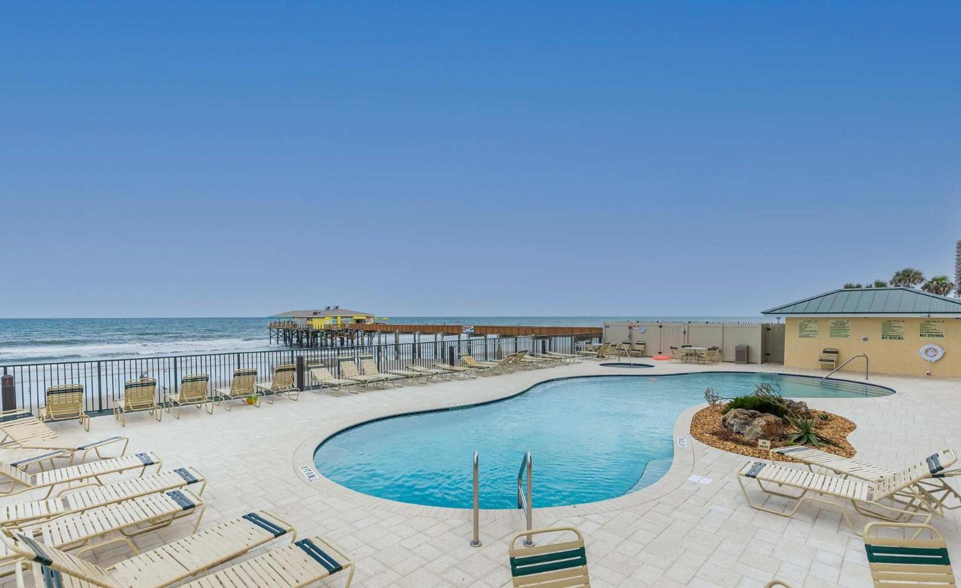 Ocean Views From Your Private Balcony! Sunglow Resort 606 By Brightwild Daytona Beach Shores Luaran gambar