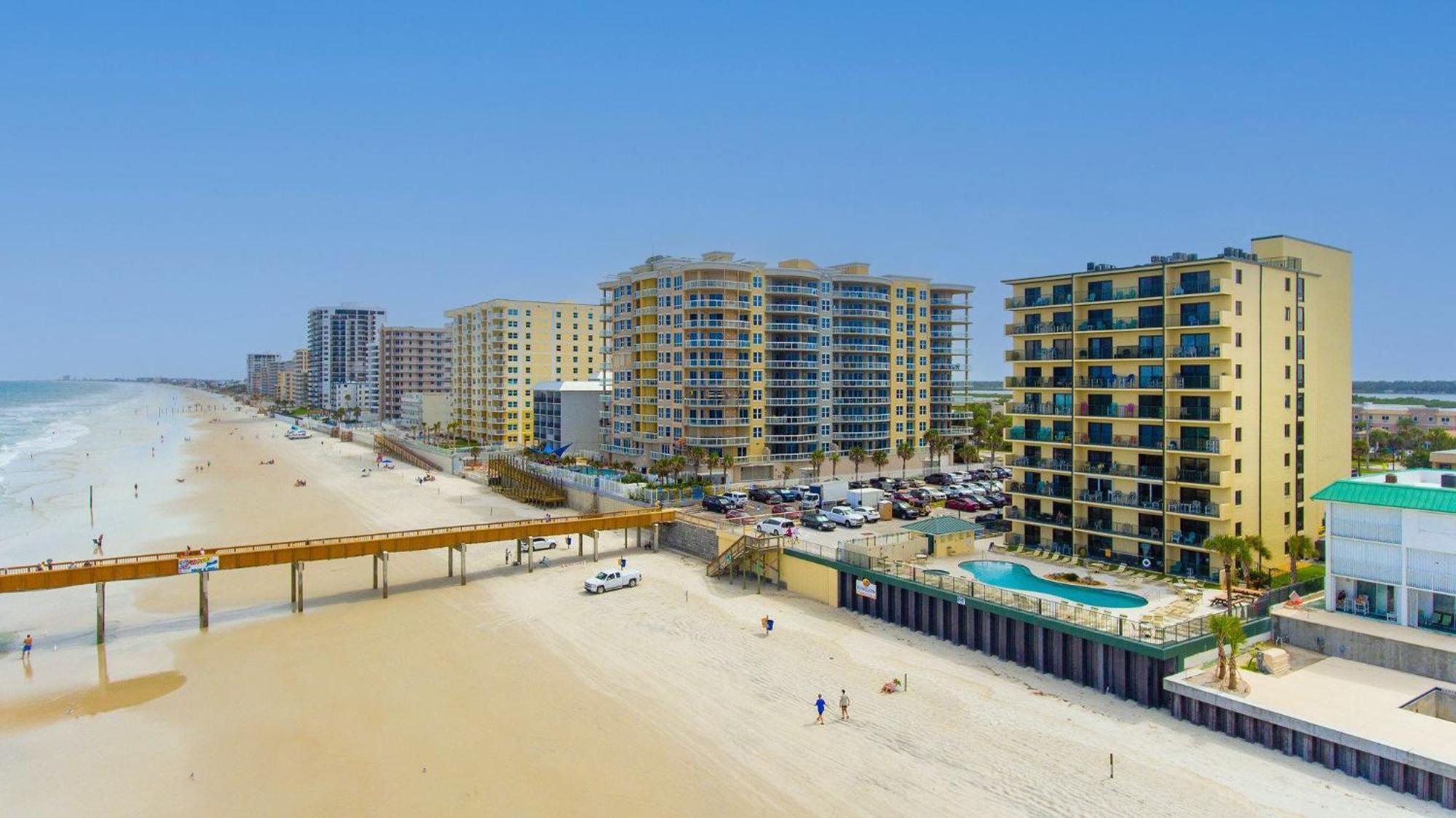 Ocean Views From Your Private Balcony! Sunglow Resort 606 By Brightwild Daytona Beach Shores Luaran gambar